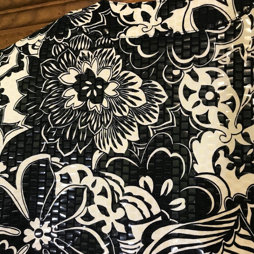 ALFRED DUNNER Women's Size 6P Jacket Button Up Black & White LS Rd Neck Pockets - Picture 7 of 12